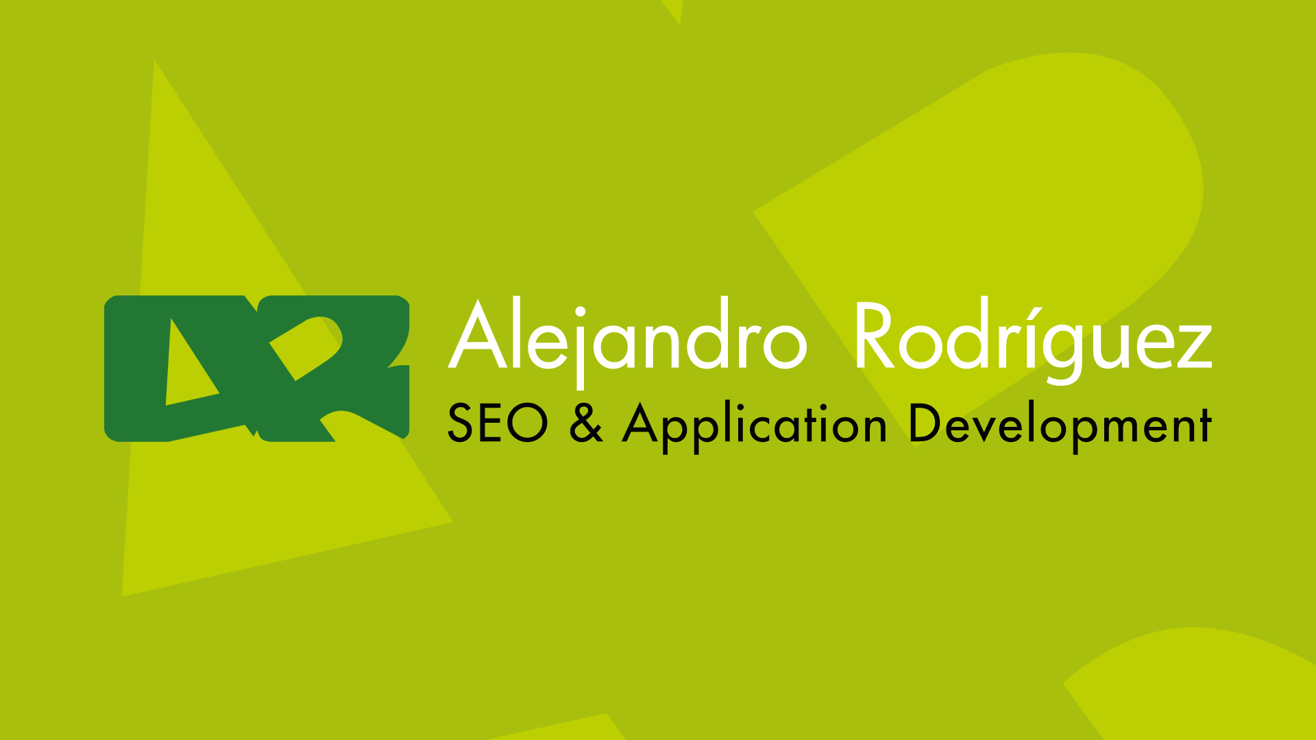 Alejandro Rodríguez | SEO & Programador Web